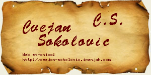 Cvejan Sokolović vizit kartica